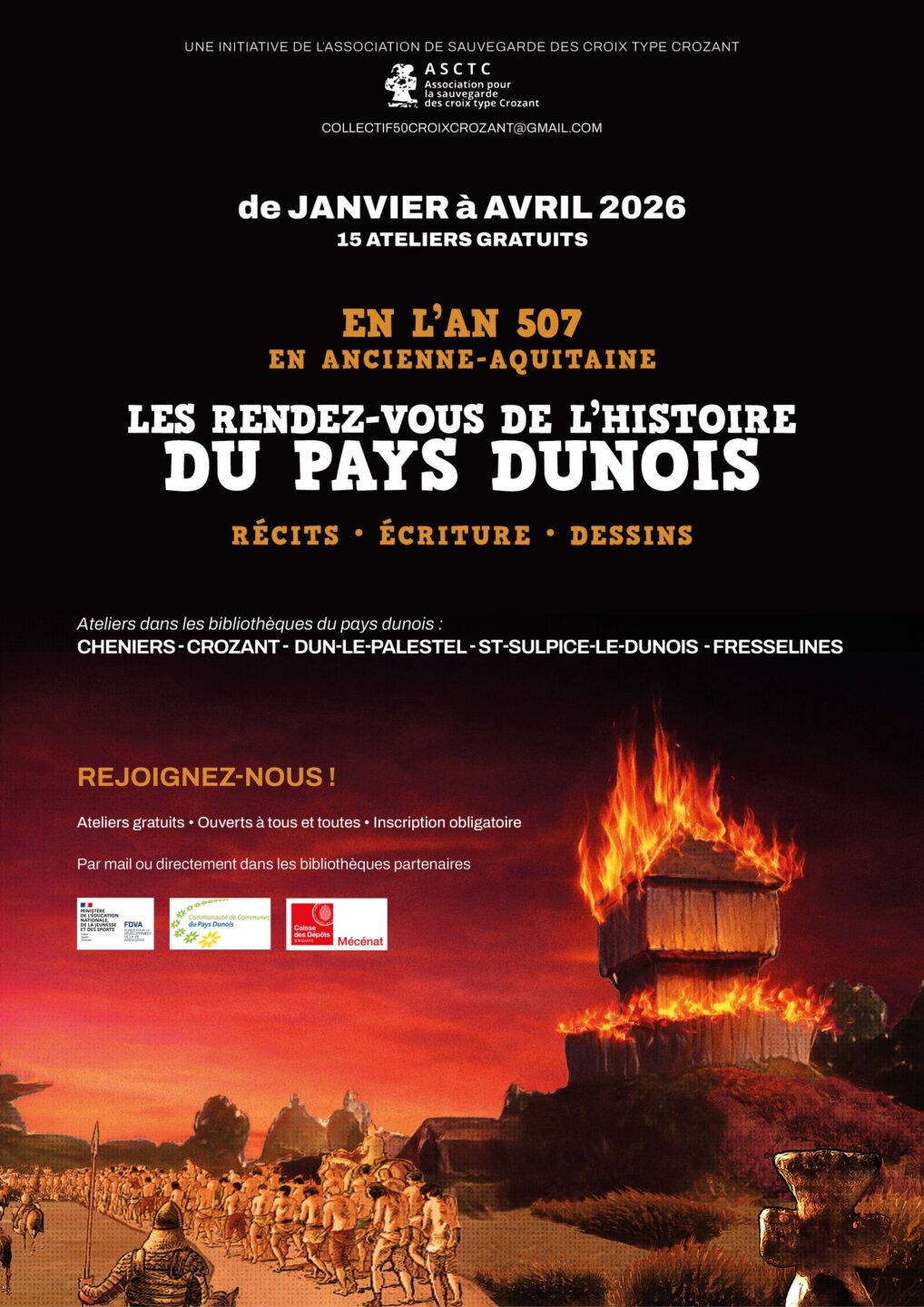 Ateliers dans les bibliothèques du Pays Dunois