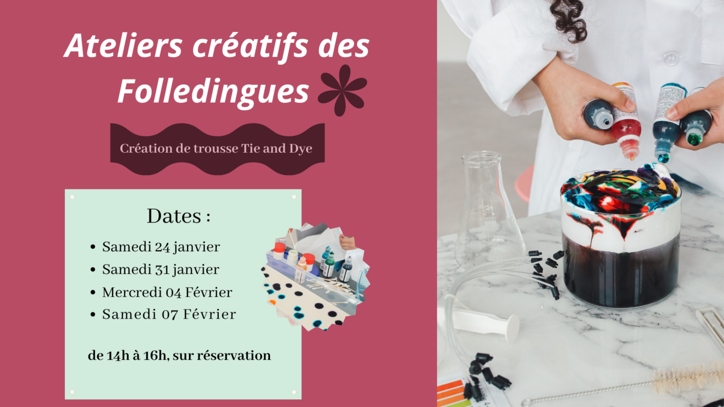 Ateliers les Folledingues Trousse Tie and Dye