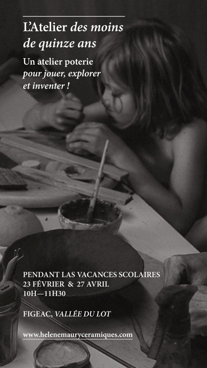 Ateliers poterie enfants