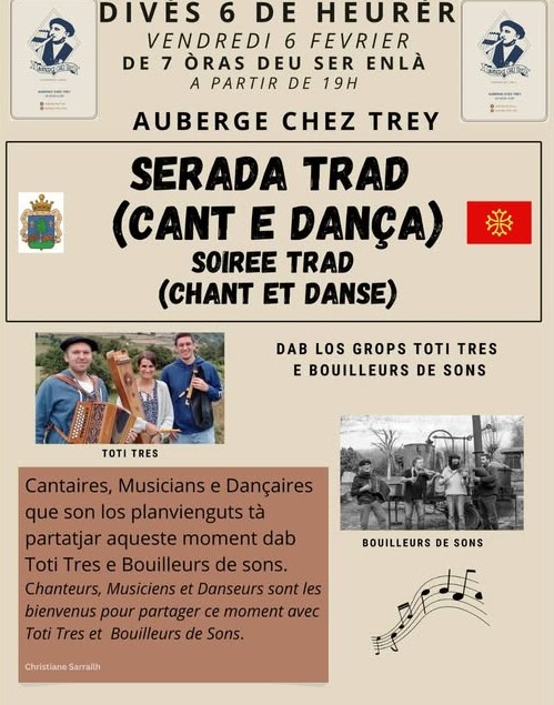 Auberge chez Trey Soirée traditionelle