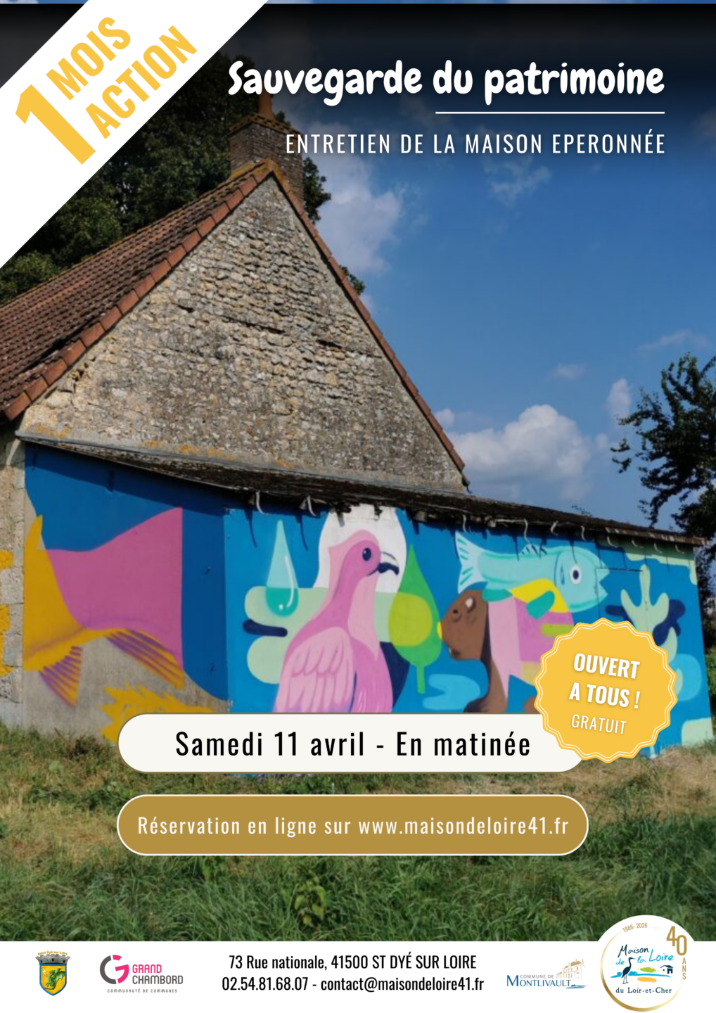 Avril un mois une action avec la Maison de la Loire