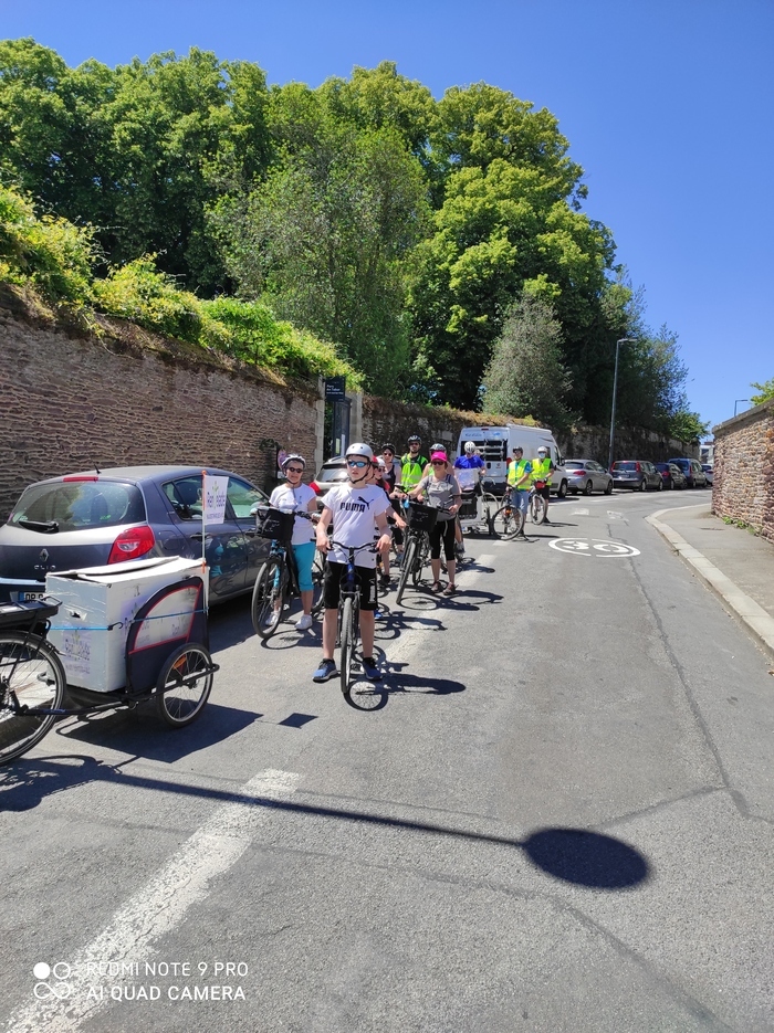 balade patrimoniale et nature à vélo avec dégustations de produits locaux Métro La Courrouze Rennes