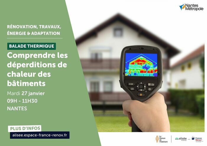 Balade thermique : comprendre les déperditions de chaleur des bâtiments La Maison de l'Habitant