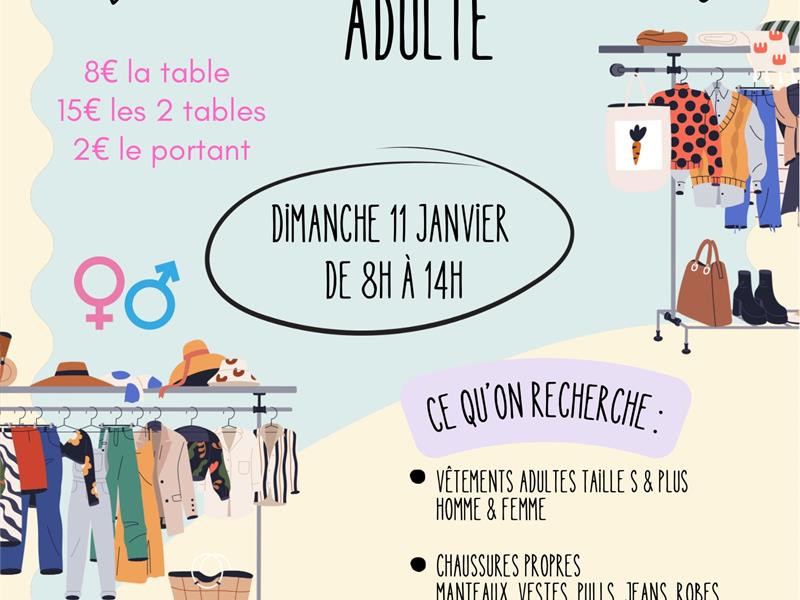 Bourse aux vêtements et accessoires ADULTE