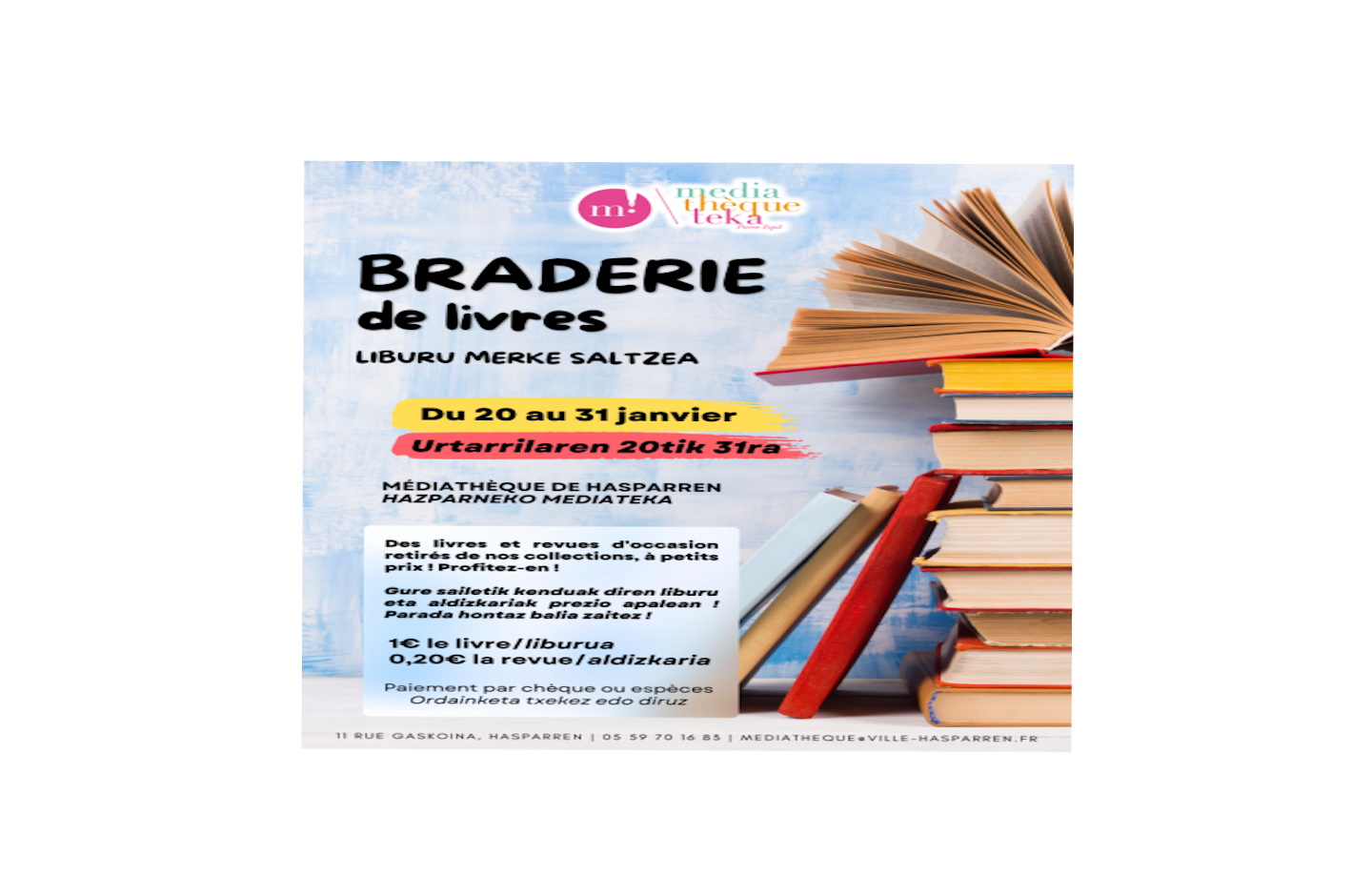 Braderie du livre