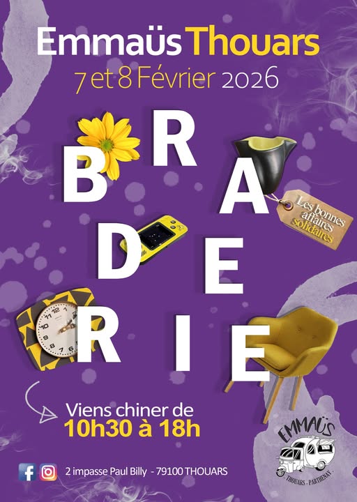 Braderie Emmaüs  Thouars