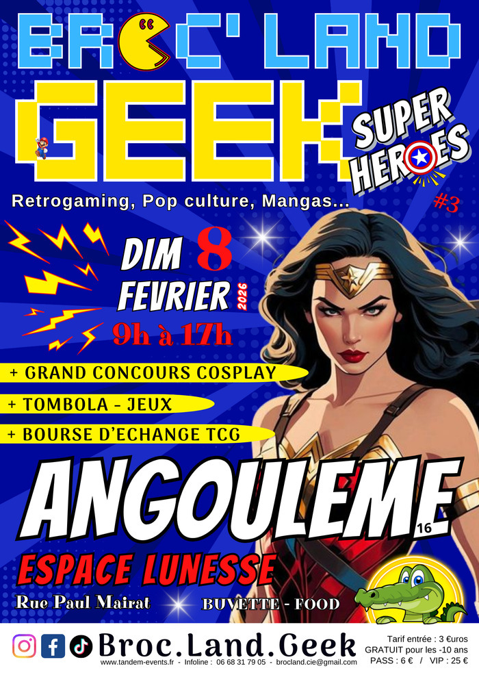 Broc'Land Geek Espace Lunesse Angoulême