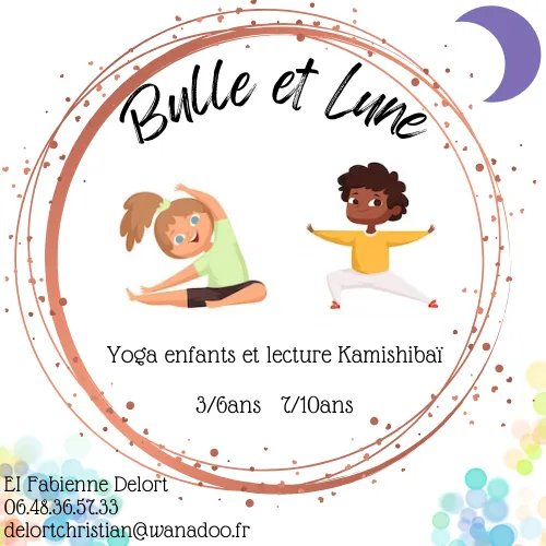 Bulle et Lune Yoga enfants et lecture Kamishibai