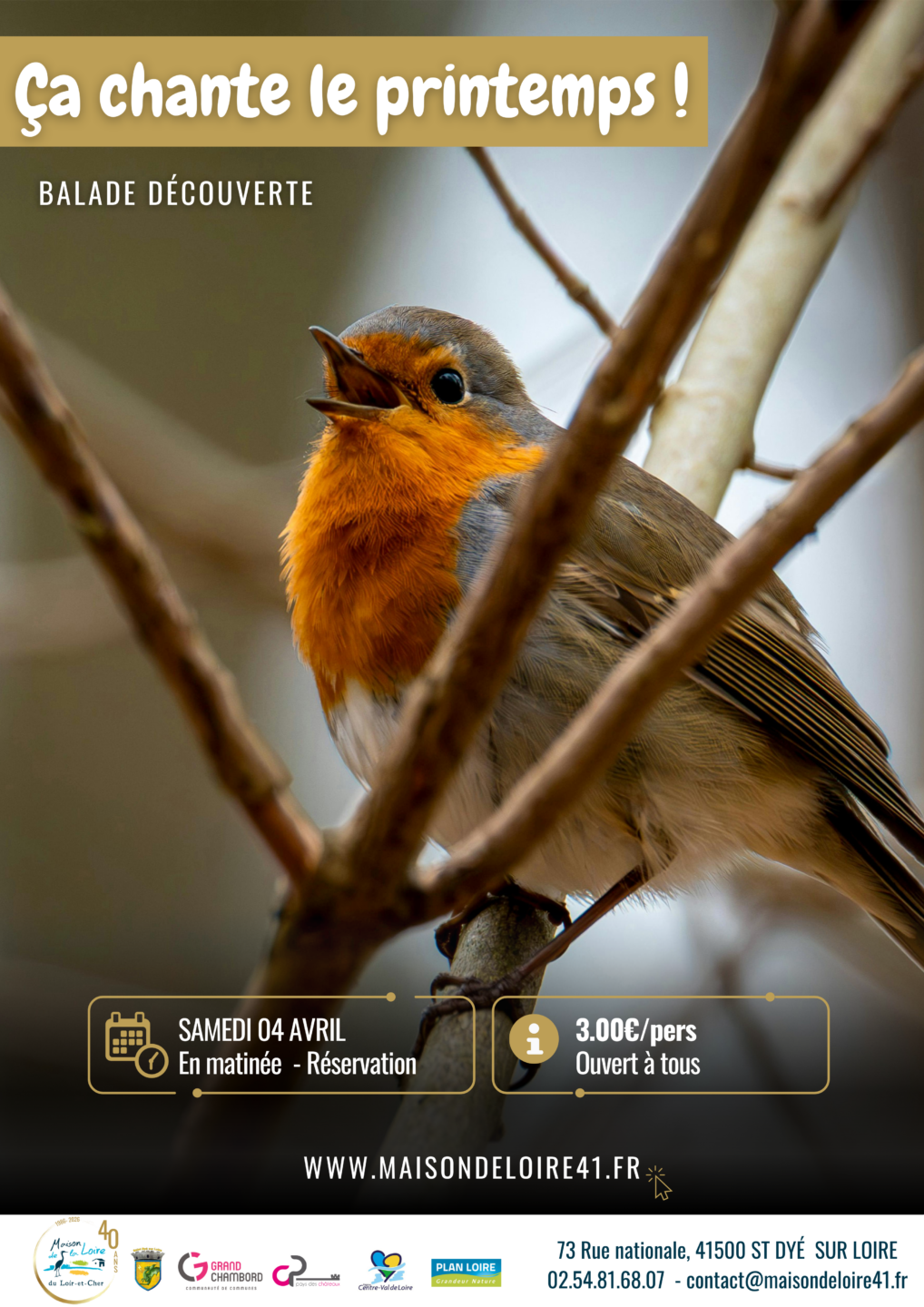Ça chante le printemps avec la Maison de la Loire