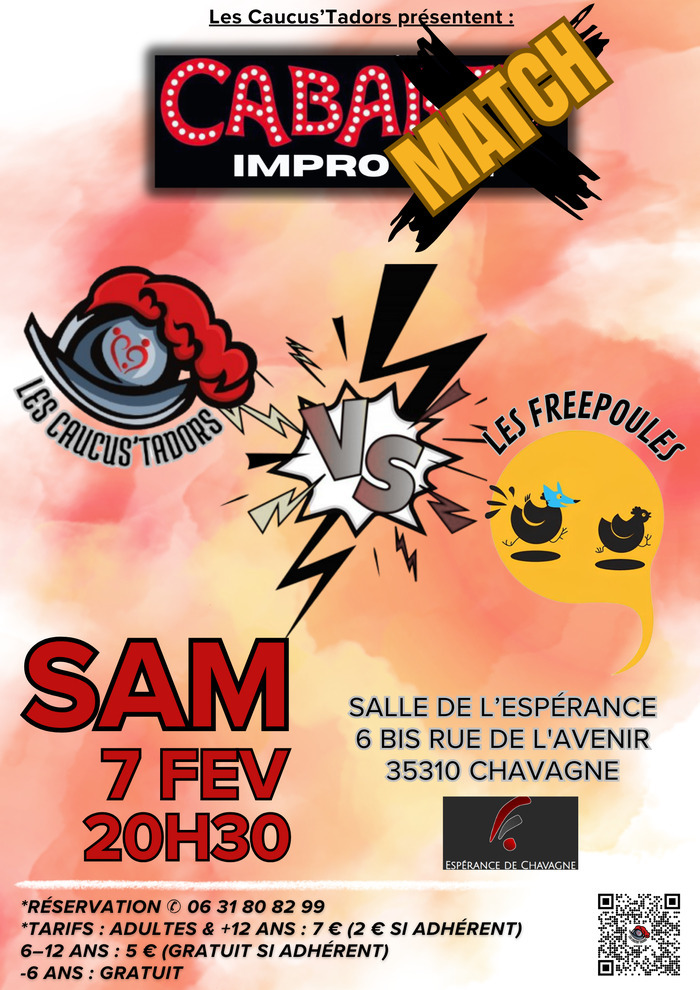 Cabamatch d'improvisation Salle de l'Espérance Chavagne