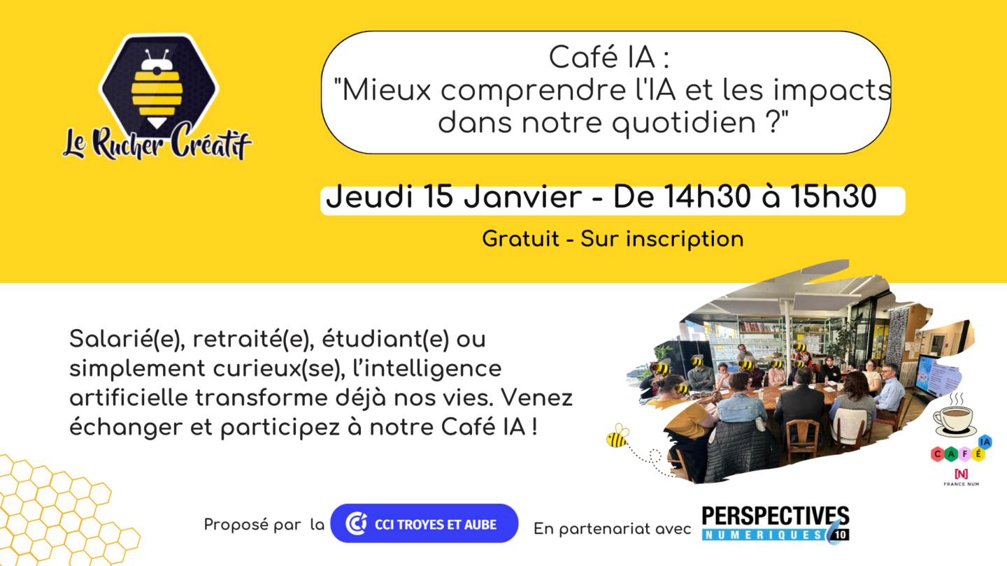 Café IA mieux comprendre l'IA et les impacts dans notre quotidien ?