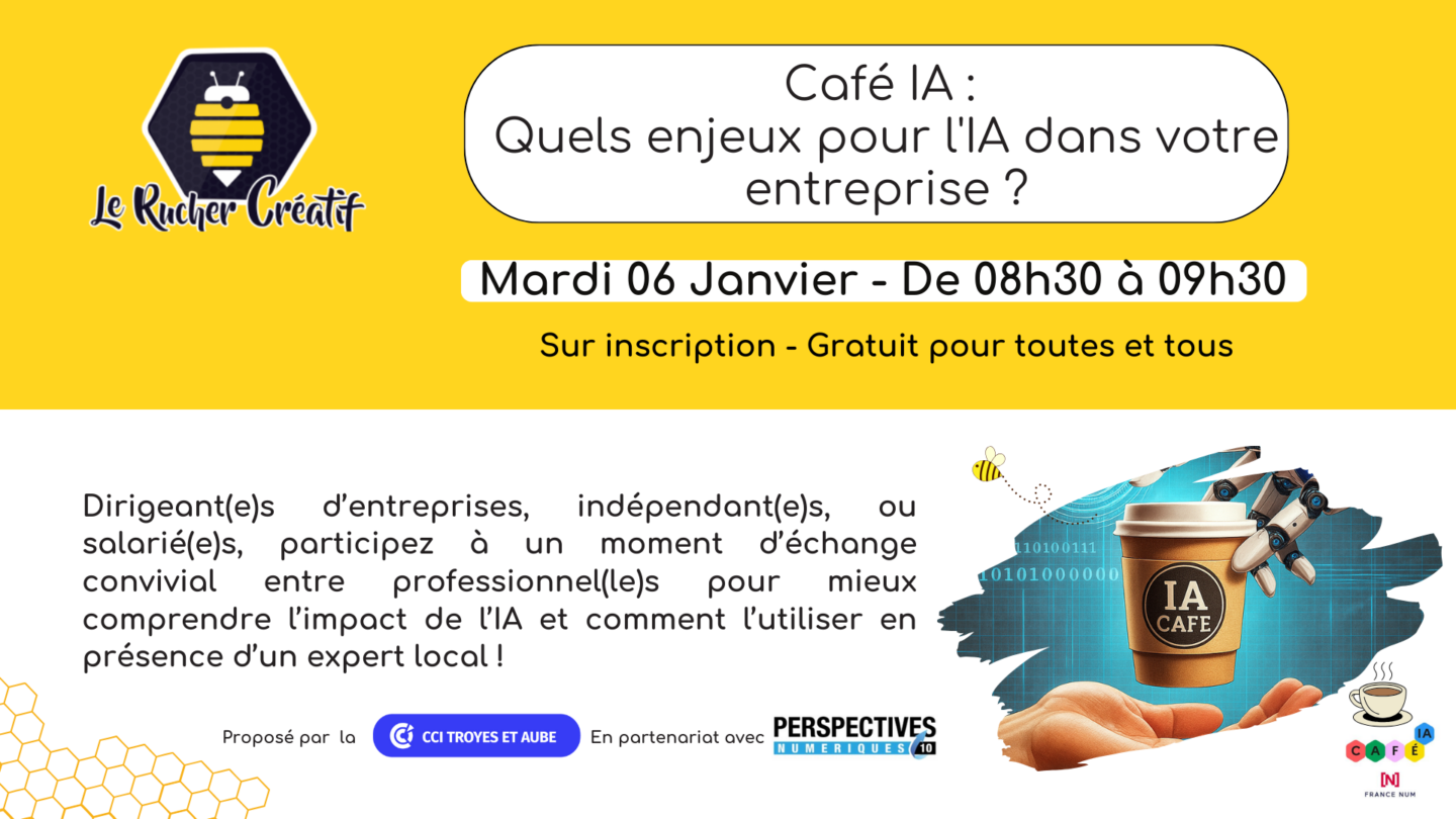Café IA Quels enjeux pour l'IA dans votre entreprise ?