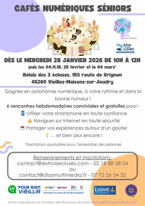 Cafés numériques séniors