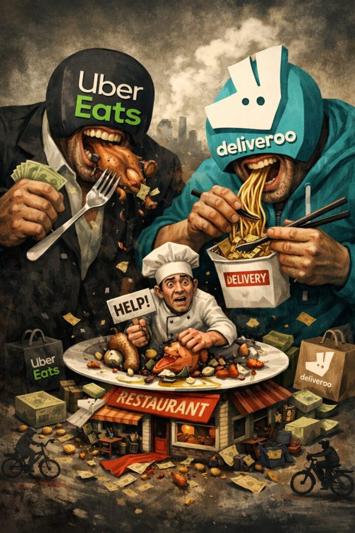 Cannibalisation restaurateur uber eats deliveroo