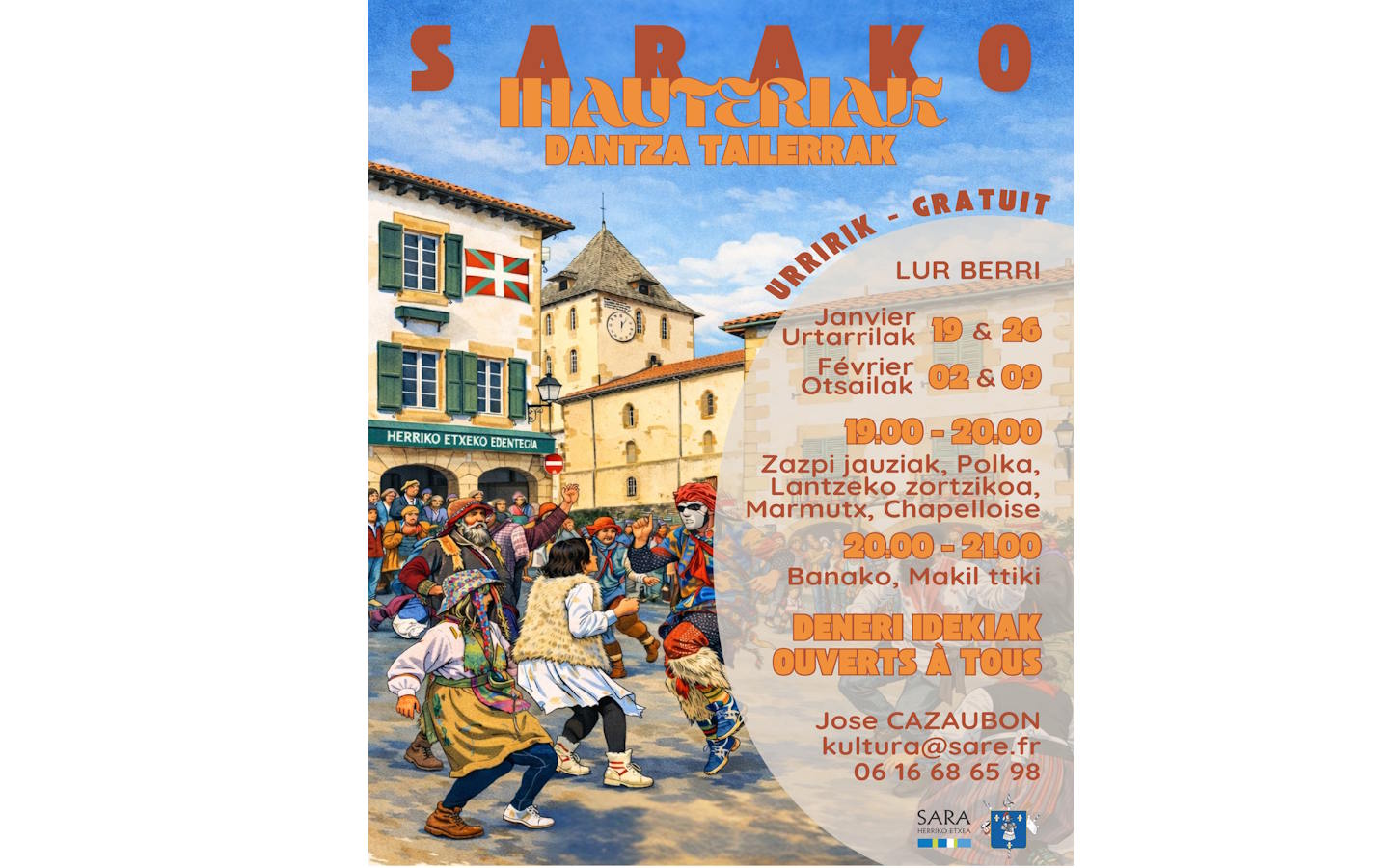 Carnaval ateliers de danses