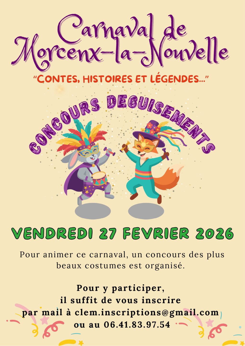 Carnaval Concours déguisements