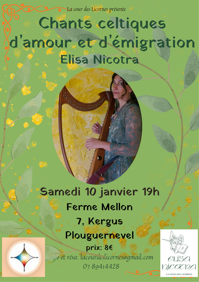 Chants celtiques d'amour et d'émigration Ferme Mellon Plouguernével