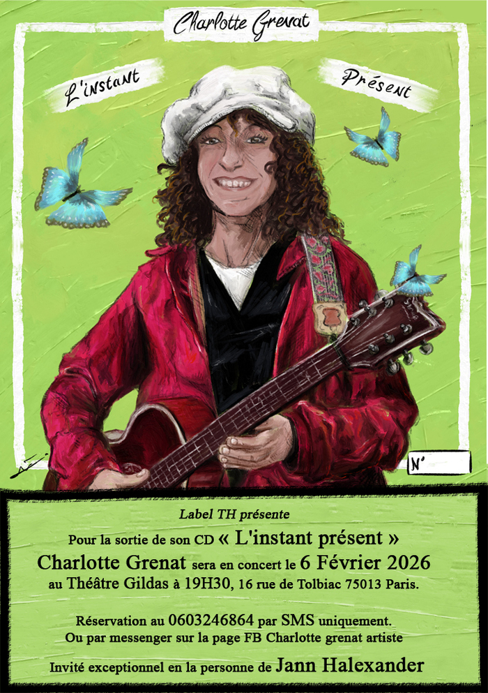 Charlotte Grenat 'L'Instant Présent' le 6 février 2026