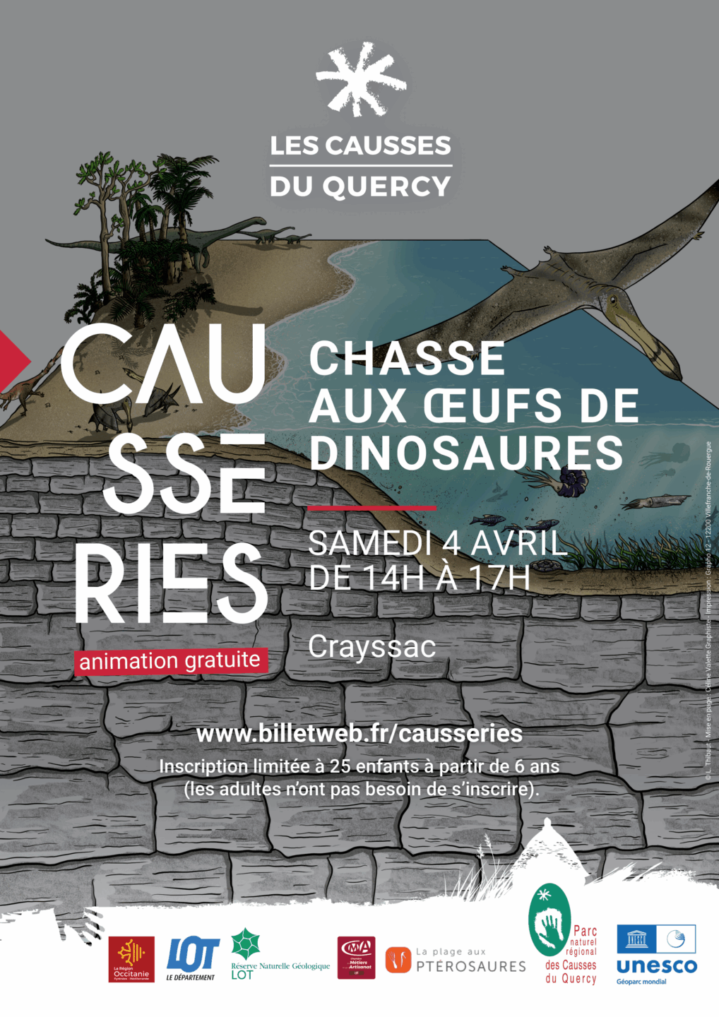 Chasse aux œufs de dinosaures