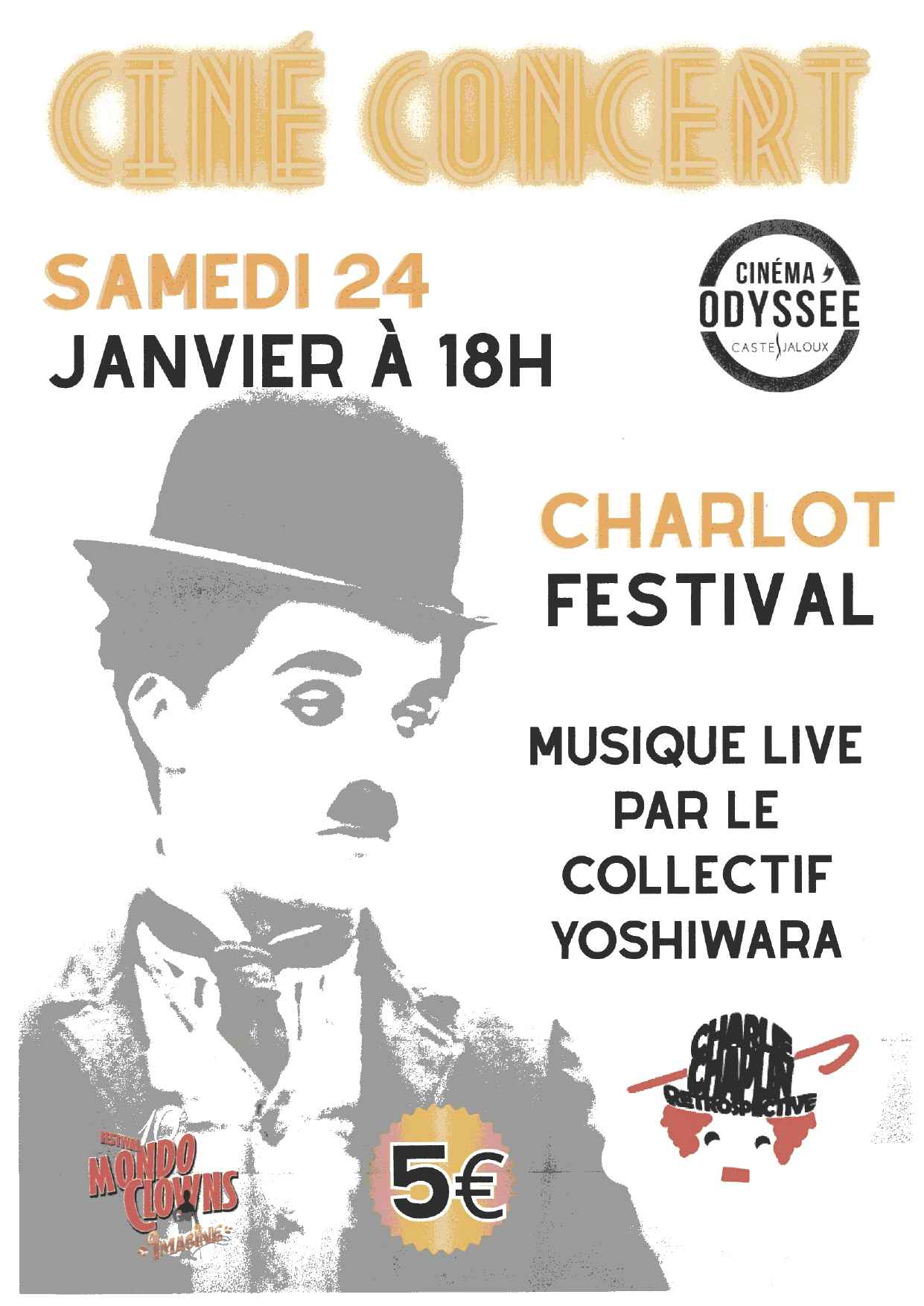 Ciné concert Charlot festival