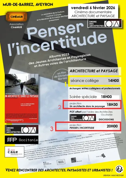 Cinéma documentaire Soirée spéciale Architecture et paysage
