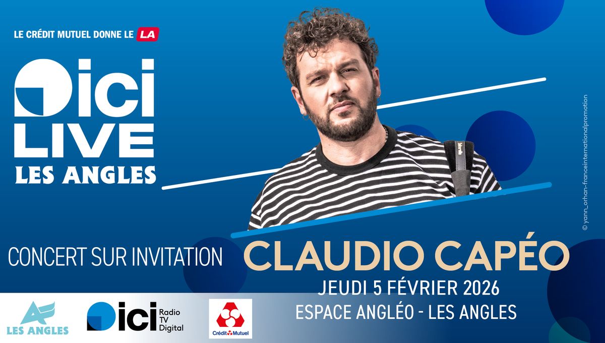 CLAUDIO CAPEO LIVE D'ICI