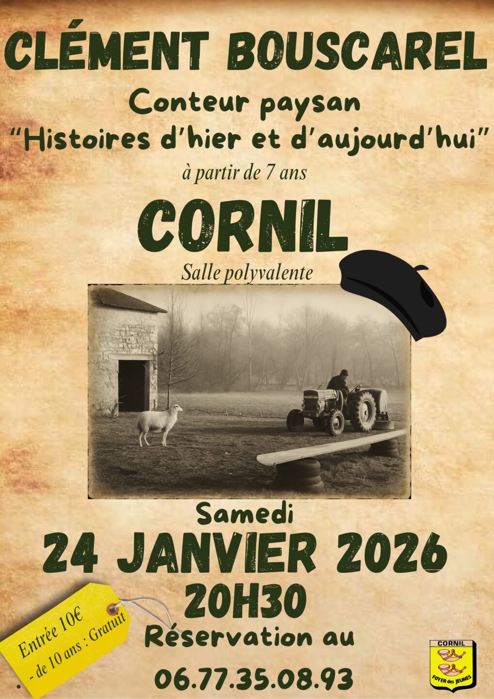 Clèment Bouscarel Conteur paysan