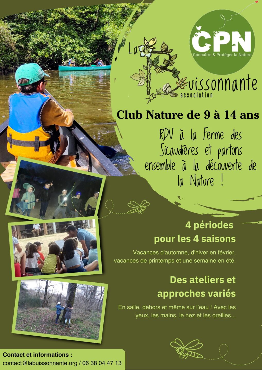 Club Nature Identification des oiseaux hivernants et fabrication de boules de graisses