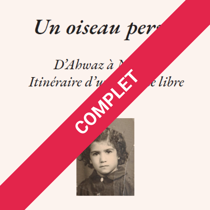 COMPLET - Présentation de l'ouvrage "Un oiseau persan" Cosmopolis