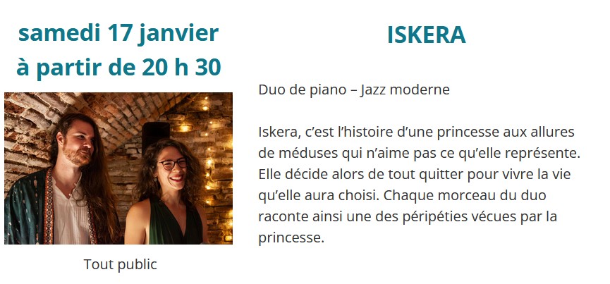 Concert au Caf'Causse d'Assier Iskera