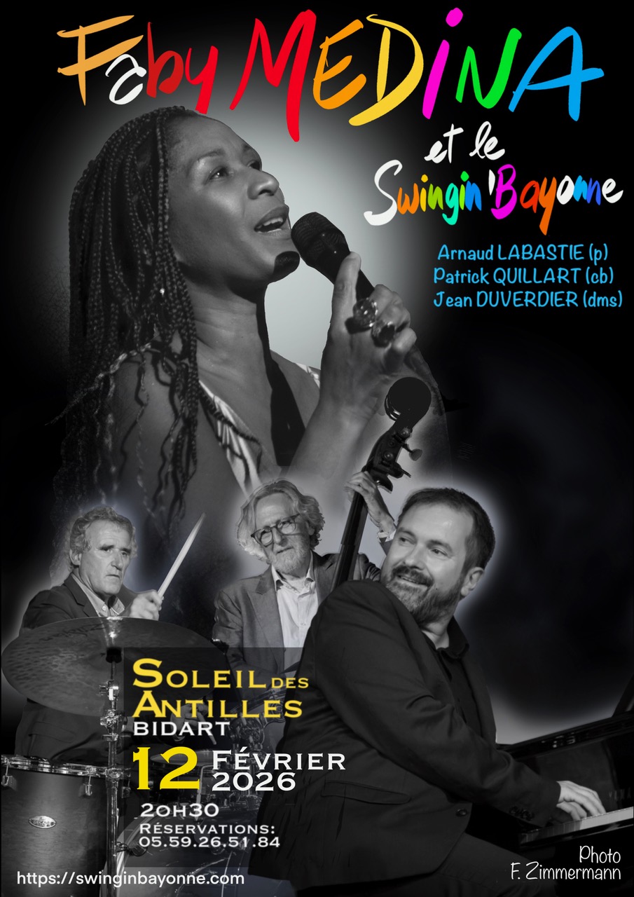 Concert au Soleil des Antilles Faby Médina et le swingin de Bayonne