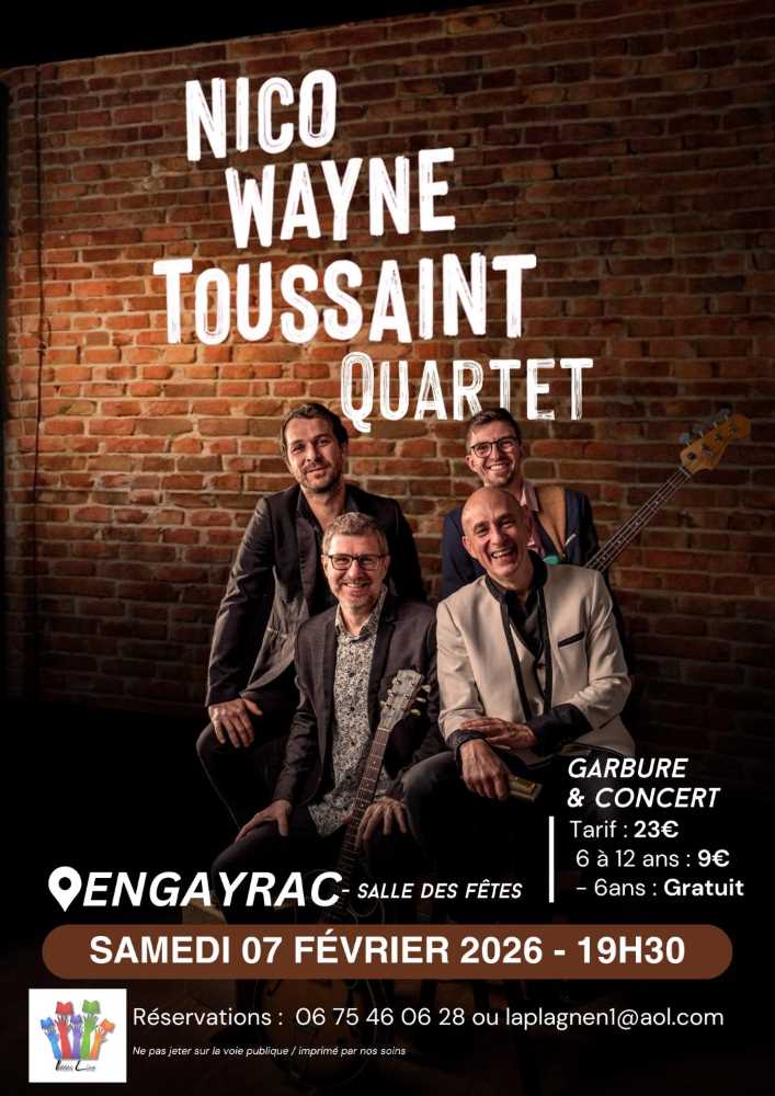 Concert avec repas Nico Wayne Toussaint