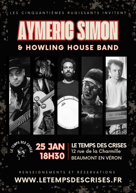 Concert Aymeric Simon & Howling Hosue Band