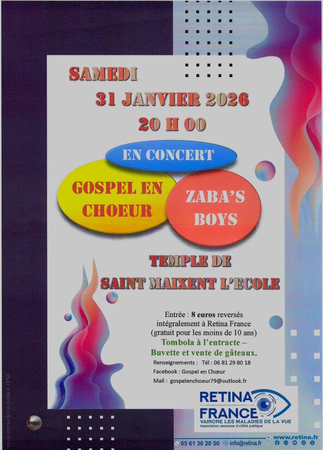 Concert caritatif Gospel en choeur Zaba's Boys
