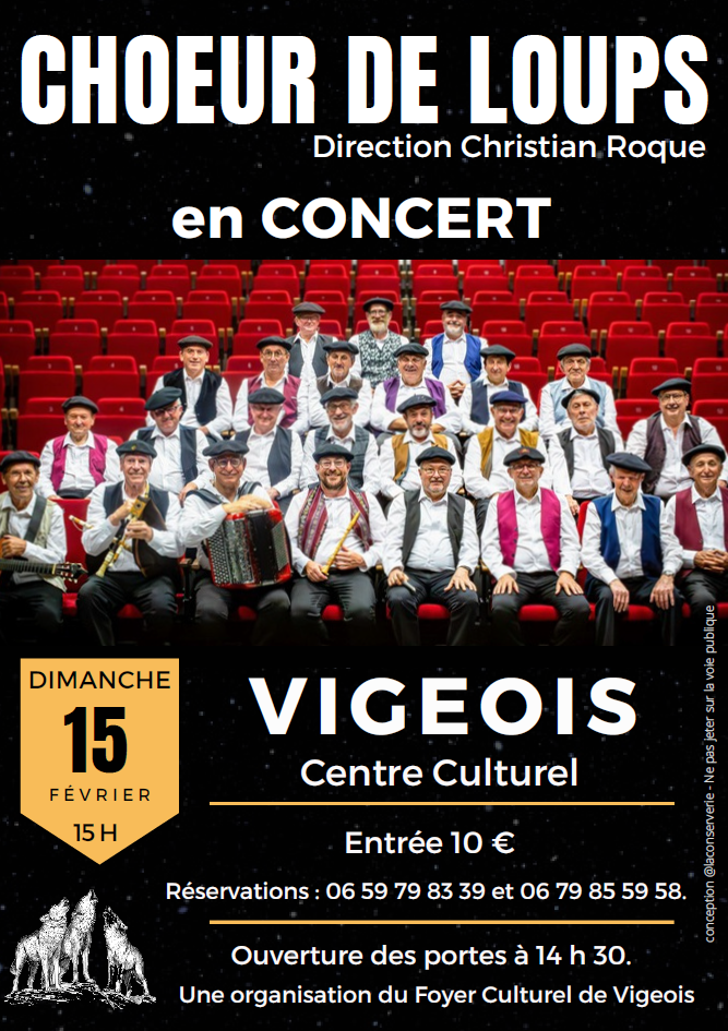 Concert Choeur de Loups