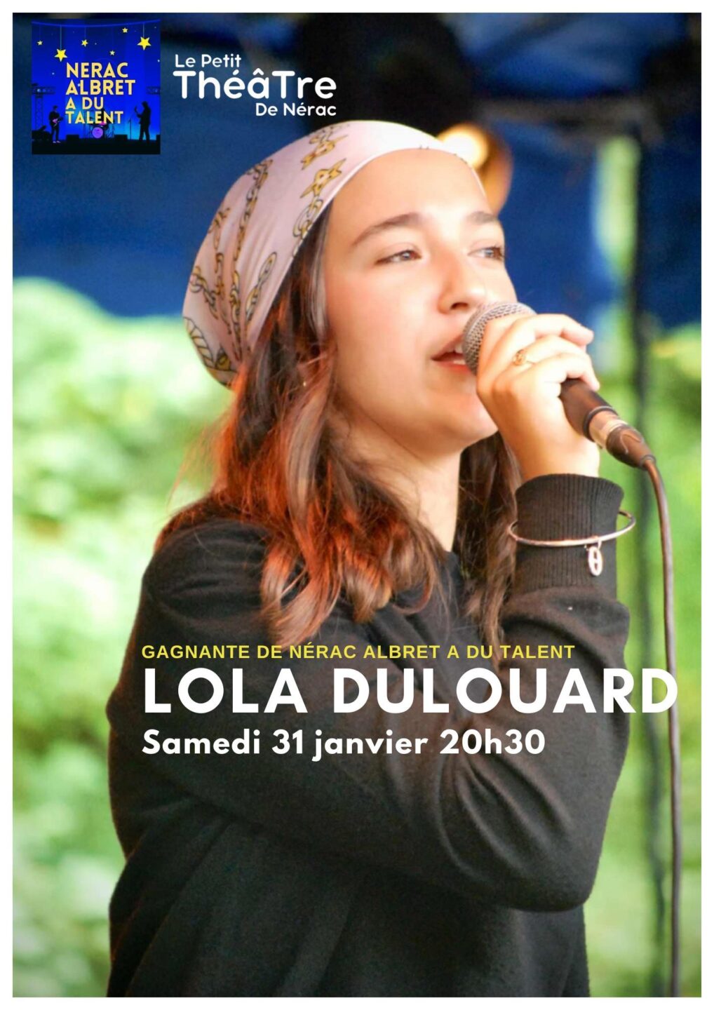 Concert de Lola Gagnante 2025 de Nérac Albret a du Talent