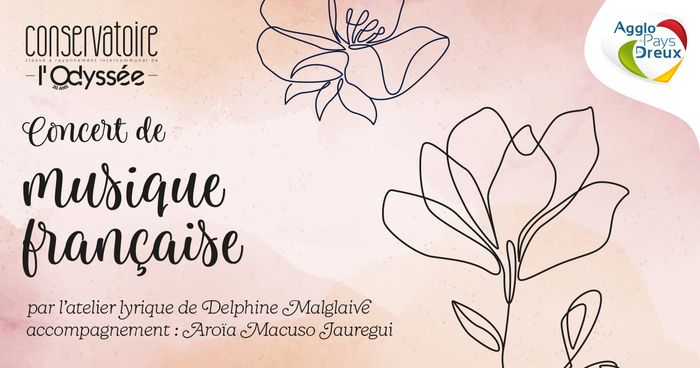 Concert de musique française Auditorium de l'Odyssée Dreux