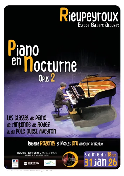 Concert de piano en nocturne