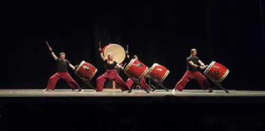 Concert de tambours japonais Paris Taiko Ensemble