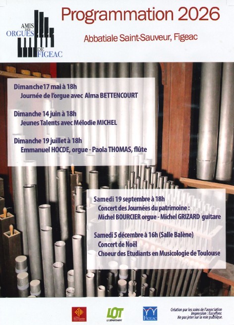 Concert des Amis des Orgues journée de l'orgue