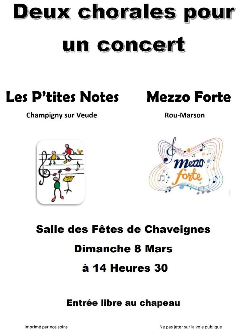 Concert Deux Chorales pour un Concert