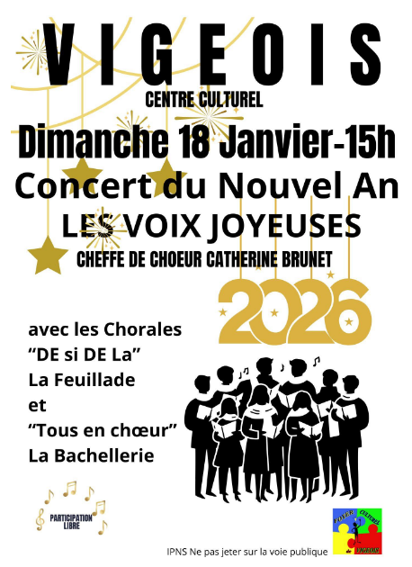 Concert du Nouvel An Les Voix Joyeuses