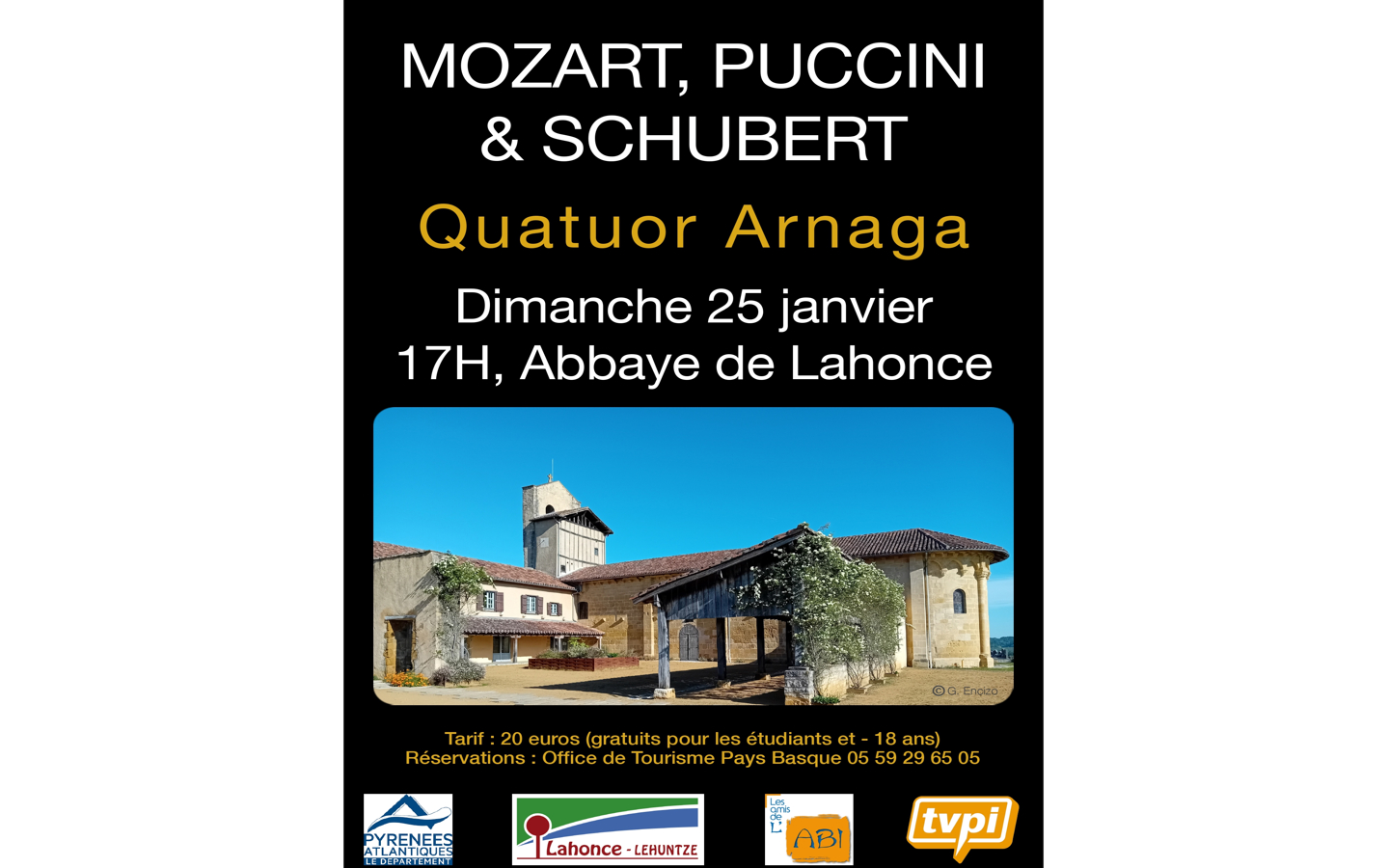 Concert du Quatuor Arnaga
