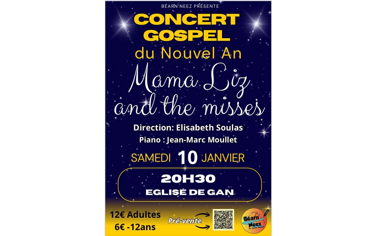 Concert Gospel du Nouvel An