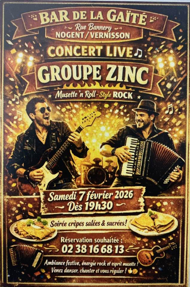 Concert Live groupe zinc
