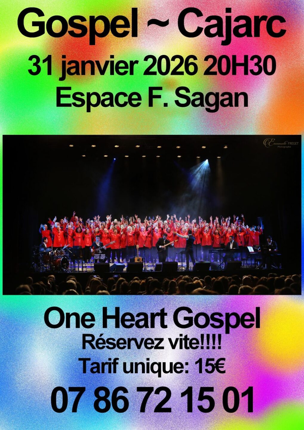 Concert One Heart Gospel à Cajarc