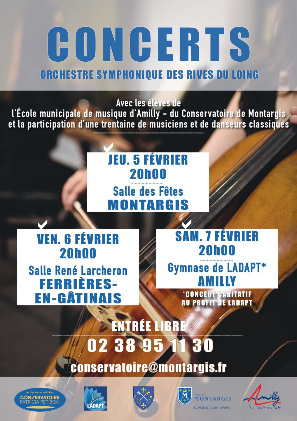 Concert Orchestre symphonique des Rives du Loing