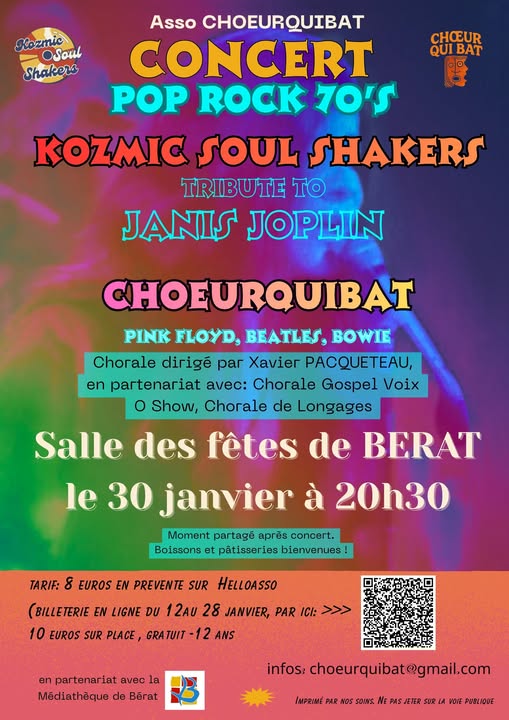  CONCERT POP ROCK 70'S TRIBUTE TO JANIS JOPLIN 