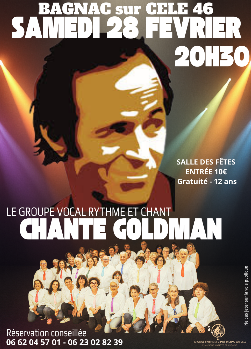 Concert Rythme et Chant à Bagnac-sur-Célé chansons JJ Goldman