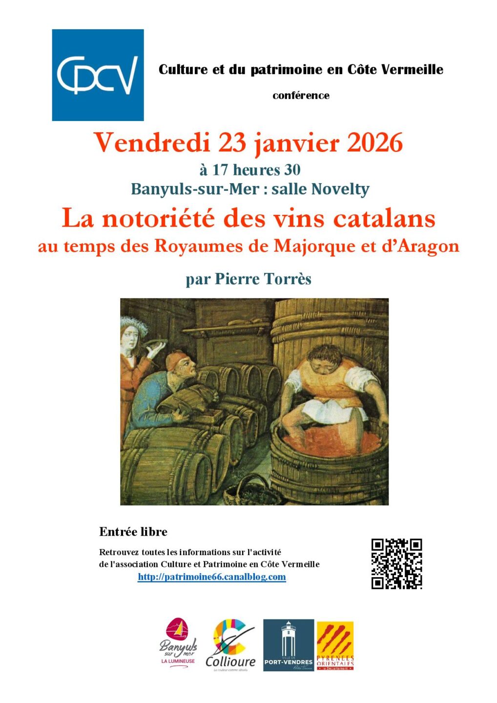 CONFERENCE CULTURE ET PATRIMOINE JANVIER
